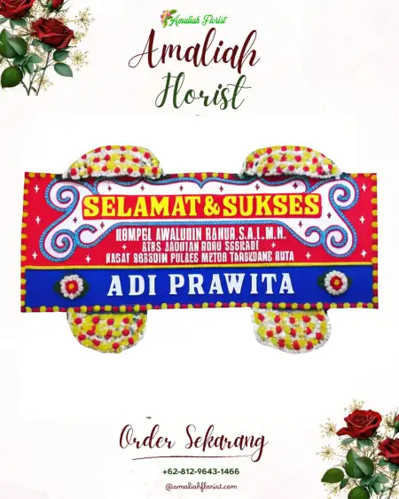 Papan Bunga Ucapan Selamat Koto Duo