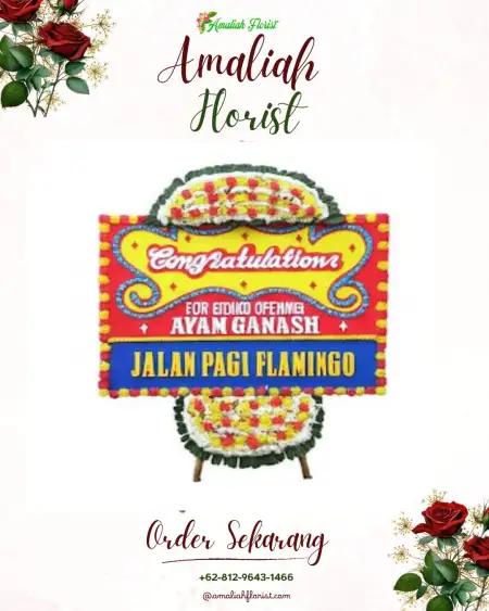 Sewa Papan Bunga Koto Duo